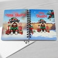 thumbnail image 4 of Merry Christmas Woofmas Xmas Noel Schnauzer Elf Candy Cane Snow Spiral Bound Journal Miniature Schnauzer Dog Lover 5x7in Spiral Notebook - 13017, 4 of 5