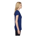 thumbnail image 2 of Fruit of the Loom SofSpun Junior Jersey V-Neck T-Shirt SFJVR Admiral Blue S, 2 of 3
