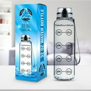 32 oz Clear, BPA Free Sports Water Bottle, Tritan BPA Free
