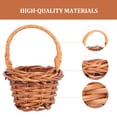 thumbnail image 6 of 10pcs woven baskets with handles farmhouse small basket wedding candy gift baskets storage basket for wedding party favors tree hanging ornaments crafts, 6 of 6