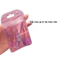 thumbnail image 6 of 50pcs/lot Iridescent Self Sealing OPP Bags Laser Iridescent Pink Ziplock Resealable Bag for Jewelry Retail Packaging Bag Pouches 8.5x13cm, 6 of 6