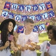 thumbnail image 4 of Nomeni Fourth of July Decorations Kits, Paperboard Blue, 5.12 x 7.09 x 0.39 in BLue, 0.23 lb, 4 of 5