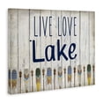 thumbnail image 2 of Stupell Industries Rustic Lodge Live Love Lake Oars Canvas Art, 20 x 16, by Kim Allen, 2 of 7