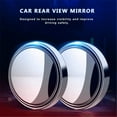 thumbnail image 2 of Wide Angle Rear View Mirror, 2 Pack HD Car Mirrors 360 Round Auto Mirrors, Adjustable Wide Angle Blind Spot Mirror for all cars, 2 of 5