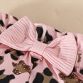 thumbnail image 5 of Cdudpw Baby Girl Clothes Newborn Infant Outfits Fall Winter Cute Floral Romper Tops+Elastic Pants+Headband, Long Sleeve, Snap Closures(Z115-Pink), 5 of 6