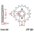 thumbnail image 5 of Front & Rear Sproket Kit for HONDA XL600 LM-F-PD04 85-87 JT Sprockets, 5 of 7