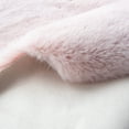 thumbnail image 4 of Pink Washable Fluffy 5x8 Area Rugs for Bedroom Plush Faux Rabbit Shag Fur Rug for Living Room Nursery Rug, 4 of 5