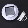 thumbnail image 4 of Lámpara de pared solar para exteriores con 3 LED, luz blanca cálida para cercas, canalones, jardines, patios y techos., 4 of 7