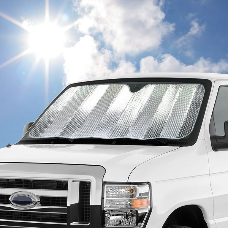 how to fold car sun shade