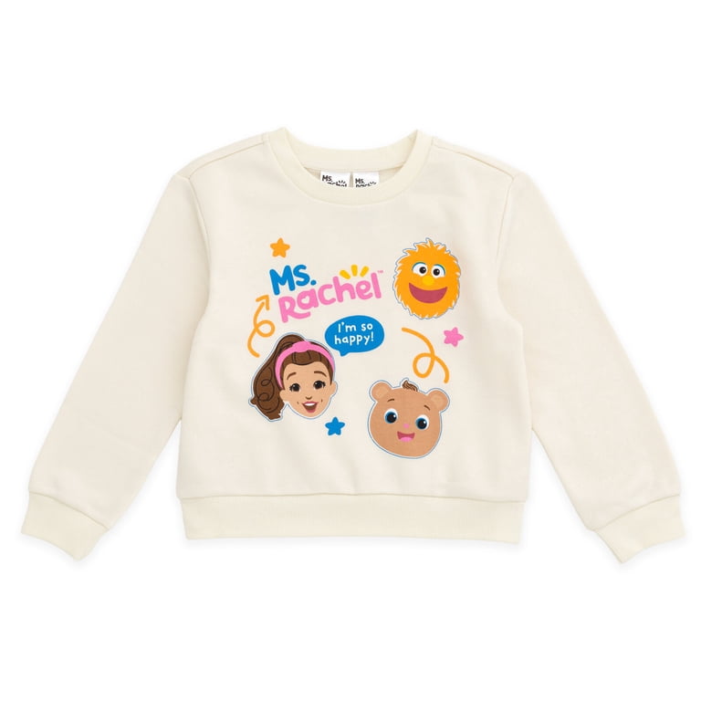 Ms. Rachel Bean Bear Herbie Fleece Sweatshirt and Jogger Pants