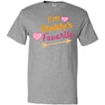 thumbnail image 3 of Inktastic I'm Daddy's Favorite with Arrow and Hearts in Pink T-Shirt, 3 of 5