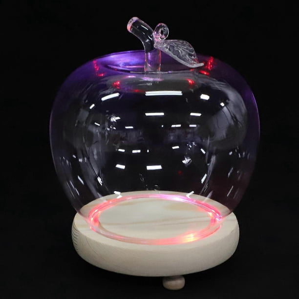 Glass Dome Display with Base for Preserved Flowers, Figurines, and Crafts Dustproof Cloche Bell Jar for Home Decor and Party Centerpieces