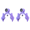 thumbnail image 1 of Entrenador interior digital para muslos con clip para encimera, dispositivo de fitness, color morado, 1 of 9