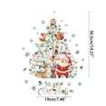 thumbnail image 3 of Christmas Window Sticker Cartoon Santa Snowflake Window Clings Decals Static Electricity Sticker Glass Wall Decor Home, 3 of 20