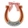 The Pioneer Woman Red Wooden Beaded Horseshoe Summer Wall Sign Décor