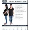 thumbnail image 7 of Double Trouble Twins Expecting Women's Maternity T Shirt Tee Brisco Brands X, 7 of 7