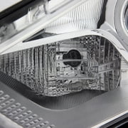AKKON - Fits 2013-2016 Dodge Dart [Halogen Type] Projector Chrome Headlight Headlamp Driver Left Side w/ Chrome Bezel Model