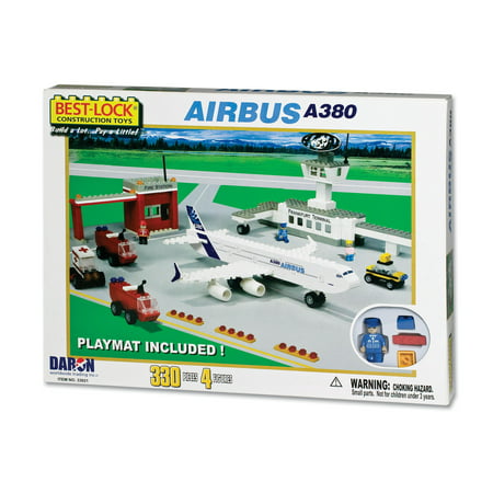 Best Lock: Airbus A380 330 Piece Construction Toy: Airbus (Best Bismarck Model Kit)