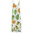 thumbnail image 4 of Autumn Harvest Maple Leaves Thanksgiving Sleeveless Dress for Women Clothing Female Women's Summer Skirt, 4 of 7