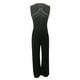 thumbnail image 4 of Mujeres Diamond Solid Halter Jumpsuit Pijamas Casual Pantalones de Pierna Ancha Odeerbi  ODB-6, 4 of 5