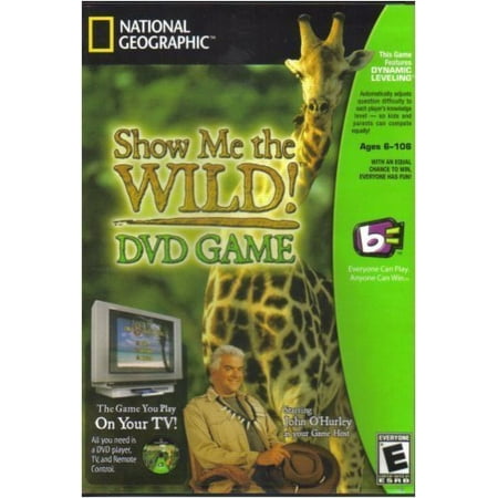 Show Me the Wild! DVD Game with John O Hurley by National Geographic (DVD) NEW