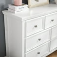 thumbnail image 5 of Leumius 7 Drawers Dresser,Modern 7 Drawers Cabinet Chest of Drawers Closet Organizers and Storage for Living Room,Bedroom,White, 5 of 8
