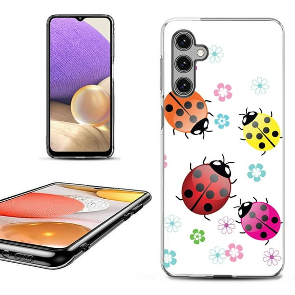 OneToughShield ® for Samsung Galaxy A14 5G Phone Case, Fashion Cover Case - Ladybug