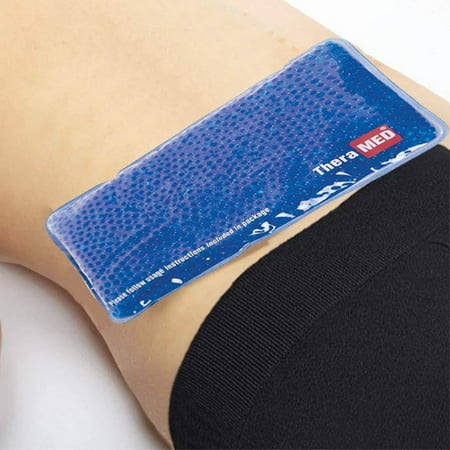 TheraMed Reusable Icy Cold Gel Bead Sport Pack, Injury Support Recovery for Muscle Inflammation