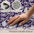 thumbnail image 6 of ODIKA Horror Bat Damask Scrollwork Ornate Gothic Filigree Ornamental Non-Slip Flatwoven for Living Room, Under Sectional, Family, 6 of 7