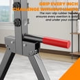 thumbnail image 6 of YYJO Foldable Pull Up Bar Free Standing, 11-Level Adjustable Multi-Function Power Tower Dip Bar, Home Gym Strength Training Equipment, 350LBS Capacity, 6 of 9