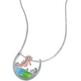 thumbnail image 2 of Seahorse Necklace 925 Sterling Silver Enamel Chain Necklace for Women Sea Theme Animal Delicate Vintage Seahorse Pendant Choker Jewelry Gift, 2 of 5