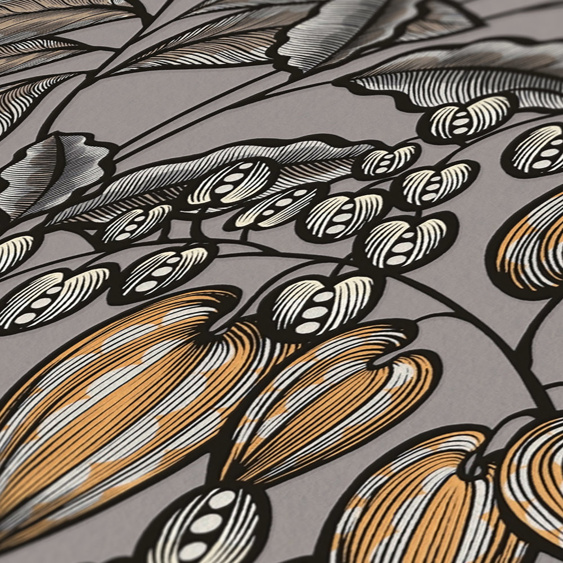 AS Creation Leif Grey Vine Trail Wallpaper