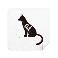 thumbnail image 1 of Cat Black And White Animal Glasses Cloth Screen Cleaner Suede Fabric 2 Pack, 1 of 2