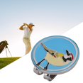 thumbnail image 2 of Herwey Metal Magnetic Golf Cap Hat Visor Clip Ball Marker Accessory Multiple Patterns,Golf Cap Clip, 2 of 8