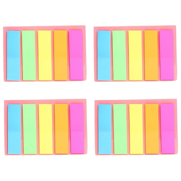 CCOCC Transparent Sticky Notes,Page Markers,Book Tabs,Sticky Tabs,Pop Up Index Tabs,Tabs Flags Stickers,4 Pack