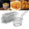 thumbnail image 2 of Kitchen Tool Frying Basket Mini Durable Safety Wire Control Design Wear Resistant Convenient Funnel, 2 of 5