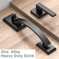thumbnail image 2 of Front Door Lock Set Gold Front Door Handle and Deadbolt Set Adjustable .in Gold Heavy Exterior Entry Handle Reversible, 2 of 7