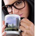thumbnail image 2 of 3drose, Downtown Fort Wayne in Canvas, 15oz Two-tone Black Mug, 2 of 6