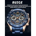 thumbnail image 3 of RUIGE large dial multifunctional men's watch stainless steel men's waterproof trendy watch, 3 of 7