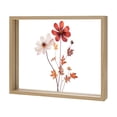 thumbnail image 1 of Marco de Flores Prensadas de Madera, Marco de Imagen Flotante Doble de Acrílico de 8 x 10 Pulgadas para Flores Secas/Mesa/DIY/Artesanías [Color Madera], 1 of 7