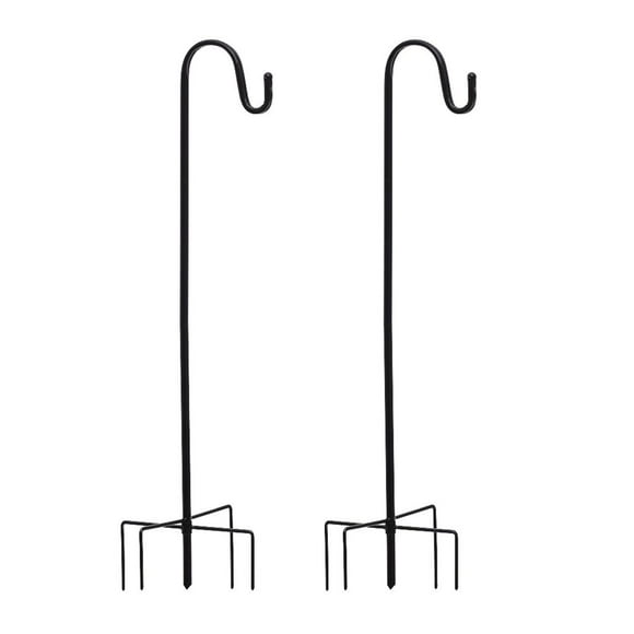 2pcs Shepards Hooks Bird Feeder Pole Hooks Shepherds Hook for Garden Outdoor