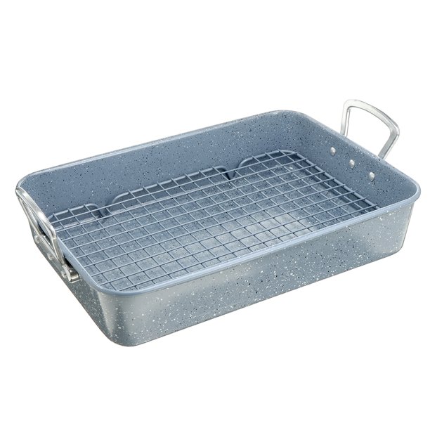 15x11 Inch Non-Stick Roaster/Lasagna Pan Roaster with ...