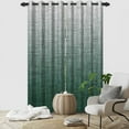 thumbnail image 2 of Nanqianyi Gradient Green Blackout Curtains With Grommet Drapes,2 Panels,42x96 inch,Room Darkening Thermal Insulated Window Curtains, 2 of 8