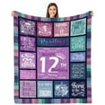 12 Year Old Girl Birthday Gift Blankets 12th Birthday Gifts/rations for