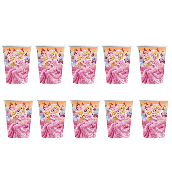 Sleeping Princess Birthday Party Supplies Cups Tableware Disposable Paper Mouthwash Drinking Cups