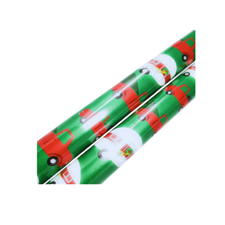 Red Truck Christmas Wrapping Paper Jumbo Rolls with Grid Cut Lines, Holiday  Birthday Baby Shower Halloween Decor, Green Gift Wrap for Kids Boys Girls  Party Gifts Decorations(40 SqFt, 1 Roll) 
