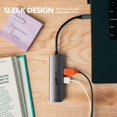 thumbnail image 4 of Hub USB C Mobile Pixels 5 en 1 con 4K HDMI 100 W PD para MacBook, 4 of 6