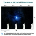 thumbnail image 3 of Peel and Stick Wallpaper Night sky stars Modern Art Wall Mural Decor Self Adhesive and Removable 69in x 98in, 3 of 8