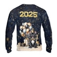 thumbnail image 2 of Happy New Year French Bulldog Welcome 2025 Balloon Firework Party All Over Print 3D Sweatshirt Unisex Merch Dog Lover Gifts - 01014, 2 of 6