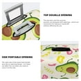 thumbnail image 5 of Balery Luggage Cover Avocado Work Out Print Suitcase Covers for Luggage Elastic Washable Suitcase Protector Fits 18-32 Inch Luggage-Small, 5 of 9